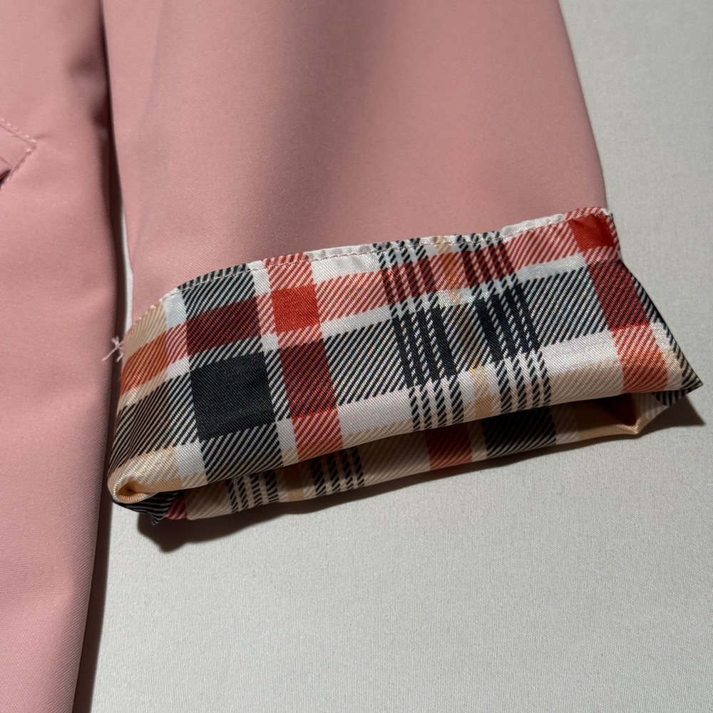 Pink Trench Coat by Pollydeer with Detachable Hood. NWT - Picture 15 of 15